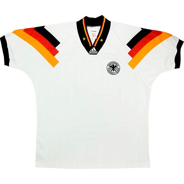 Tailandia Camiseta Alemania 1ª Kit Retro 1992 1994 Blanco